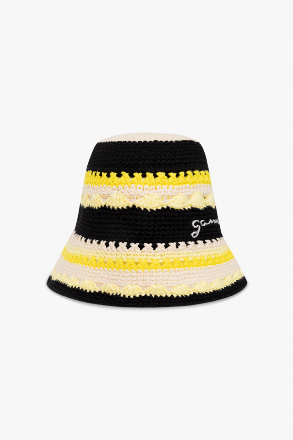 Multicolour Crochet bucket hat Ganni Vitkac Germany